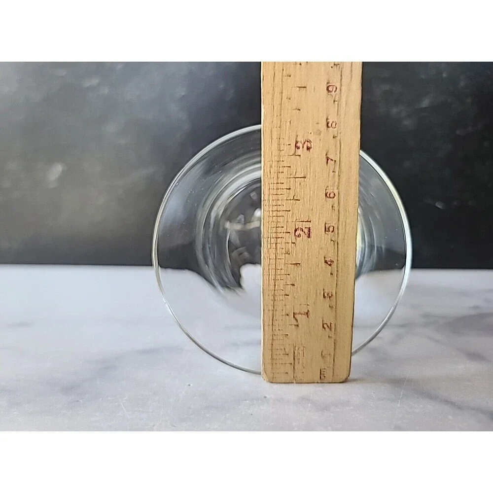 Vintage Clear Sour Stem Glass